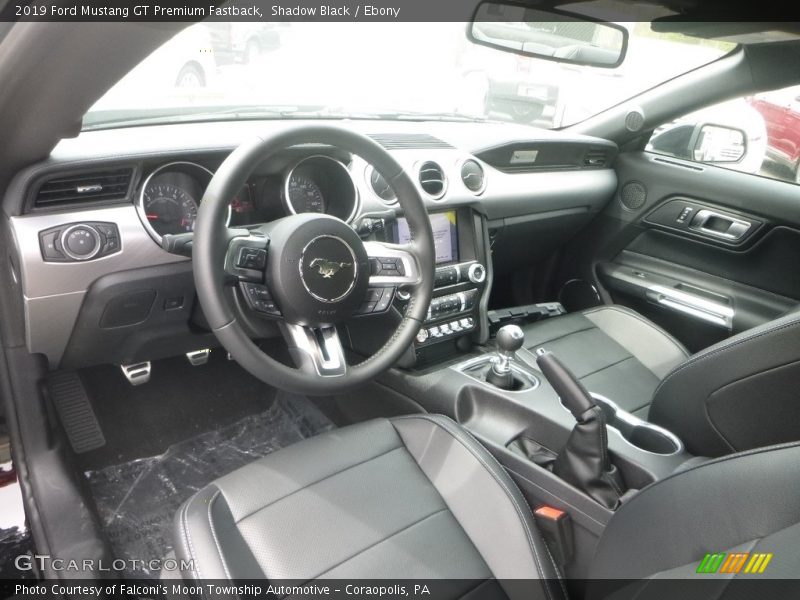 Shadow Black / Ebony 2019 Ford Mustang GT Premium Fastback