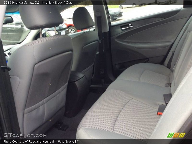 Midnight Black / Gray 2013 Hyundai Sonata GLS