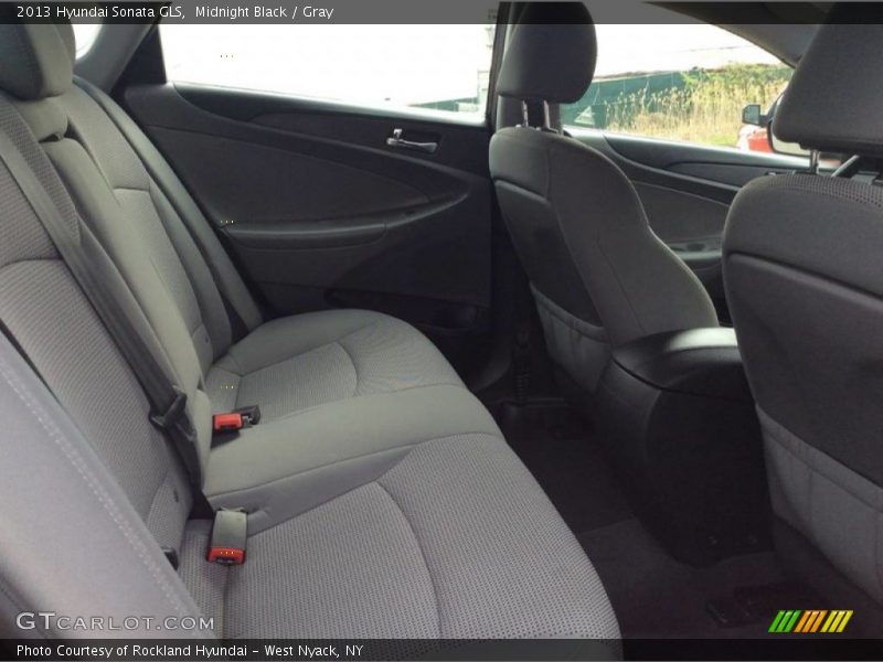 Midnight Black / Gray 2013 Hyundai Sonata GLS