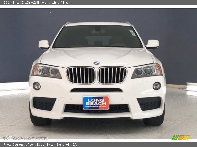 Alpine White / Black 2014 BMW X3 xDrive28i