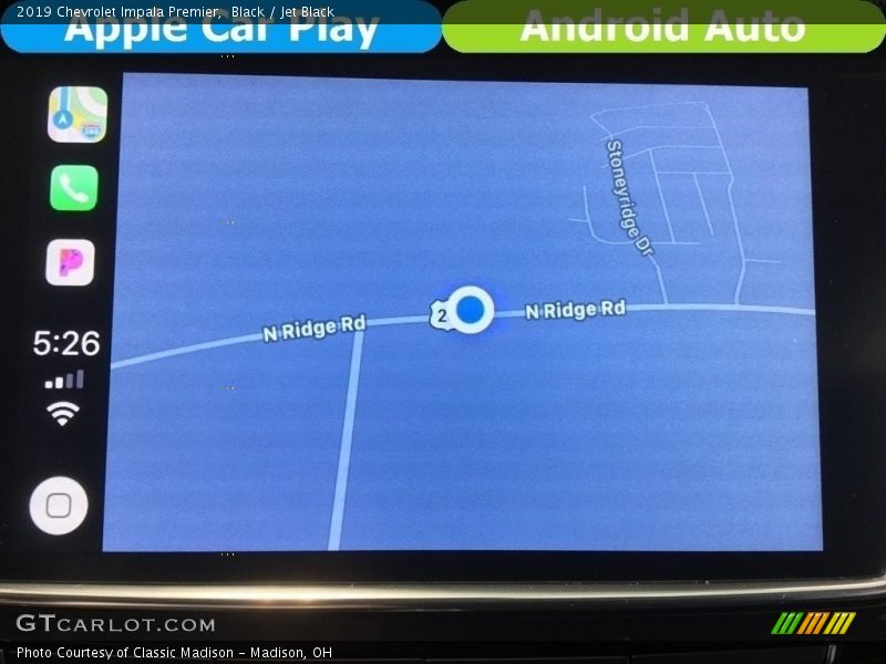 Navigation of 2019 Impala Premier