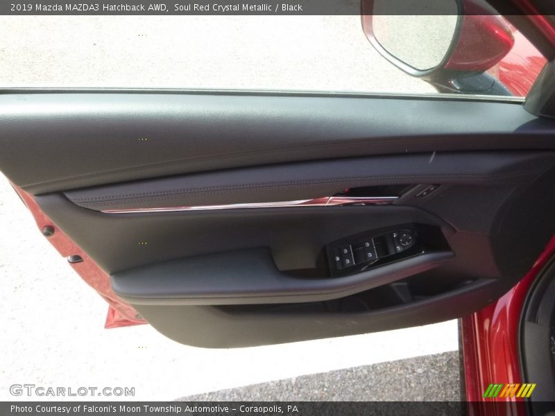 Soul Red Crystal Metallic / Black 2019 Mazda MAZDA3 Hatchback AWD