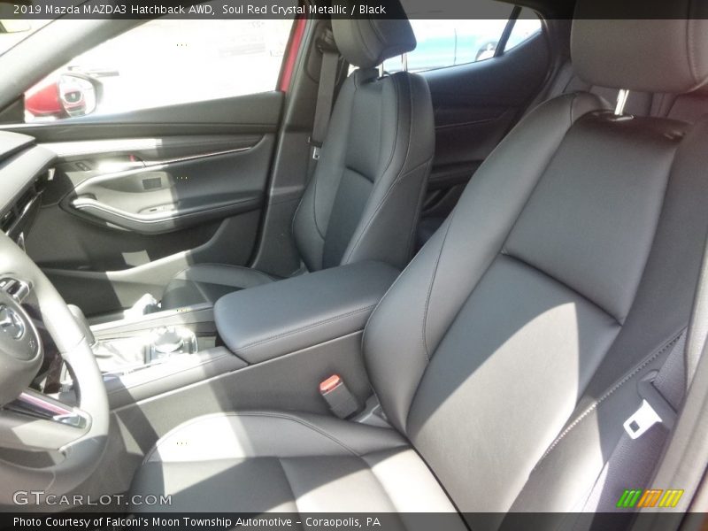 Soul Red Crystal Metallic / Black 2019 Mazda MAZDA3 Hatchback AWD