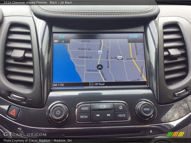 Navigation of 2019 Impala Premier