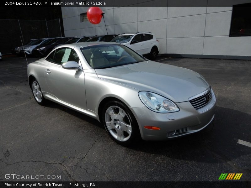 Millennium Silver Metallic / Saddle 2004 Lexus SC 430