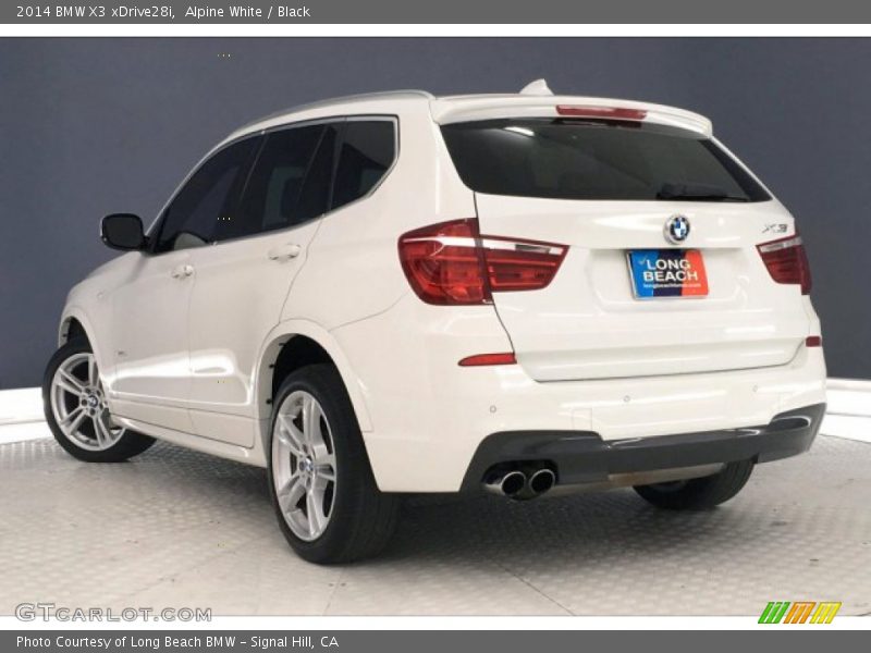 Alpine White / Black 2014 BMW X3 xDrive28i