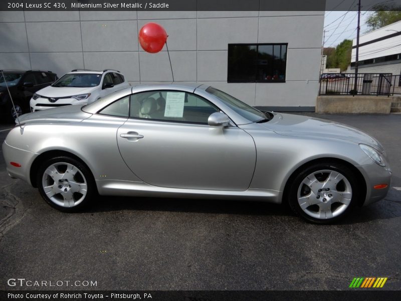 Millennium Silver Metallic / Saddle 2004 Lexus SC 430