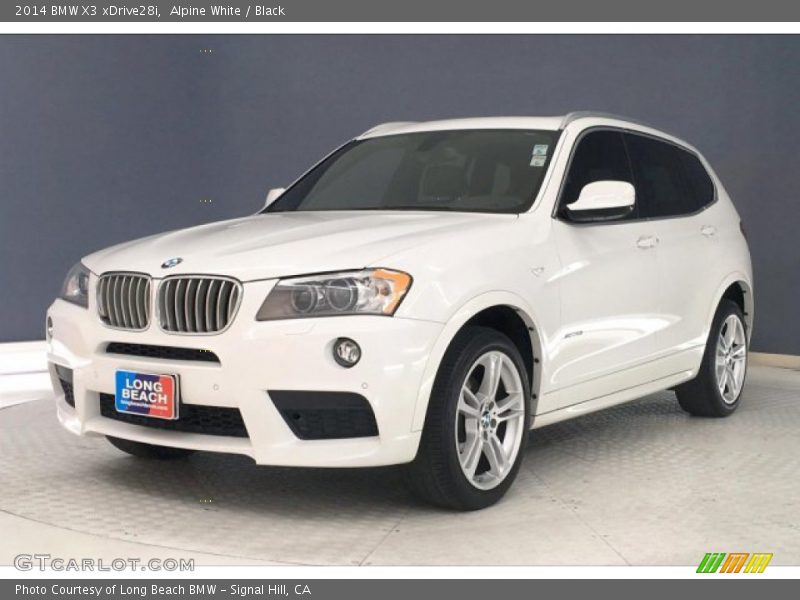 Alpine White / Black 2014 BMW X3 xDrive28i
