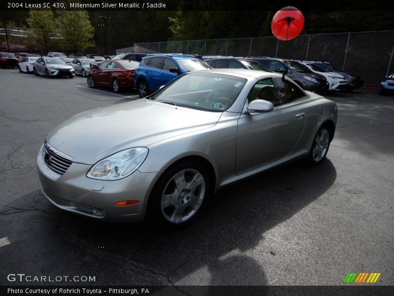 Millennium Silver Metallic / Saddle 2004 Lexus SC 430