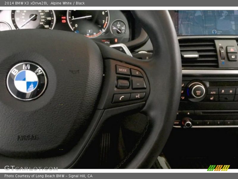 Alpine White / Black 2014 BMW X3 xDrive28i