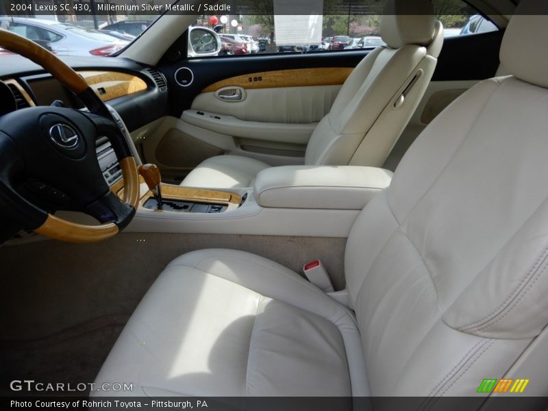 Millennium Silver Metallic / Saddle 2004 Lexus SC 430