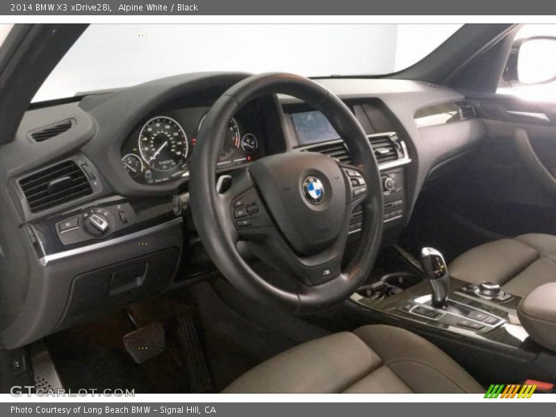 Alpine White / Black 2014 BMW X3 xDrive28i
