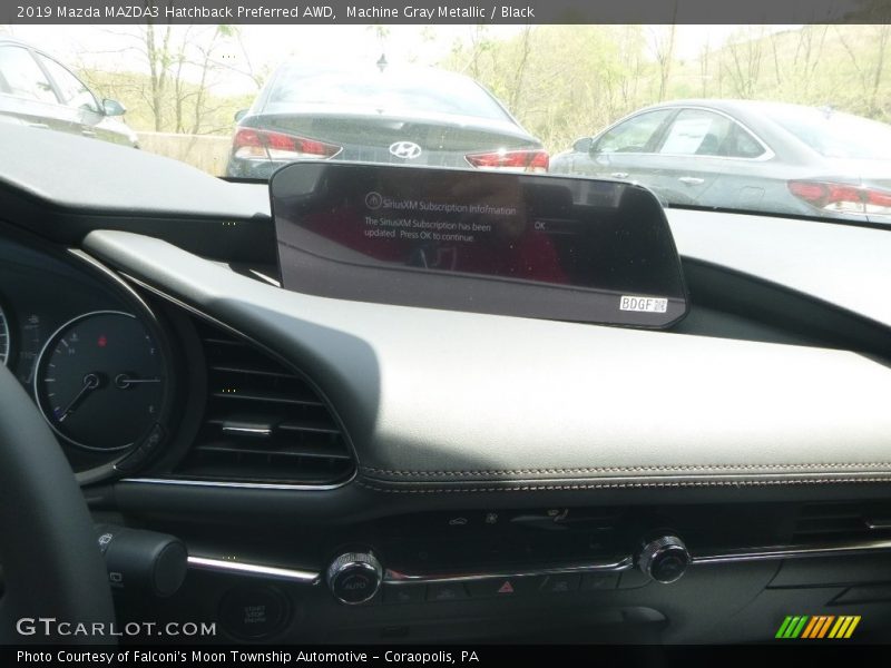Machine Gray Metallic / Black 2019 Mazda MAZDA3 Hatchback Preferred AWD