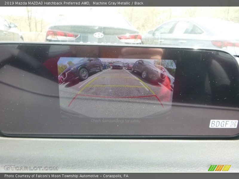 Machine Gray Metallic / Black 2019 Mazda MAZDA3 Hatchback Preferred AWD