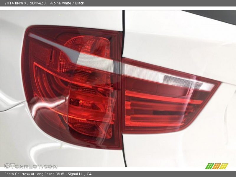 Alpine White / Black 2014 BMW X3 xDrive28i