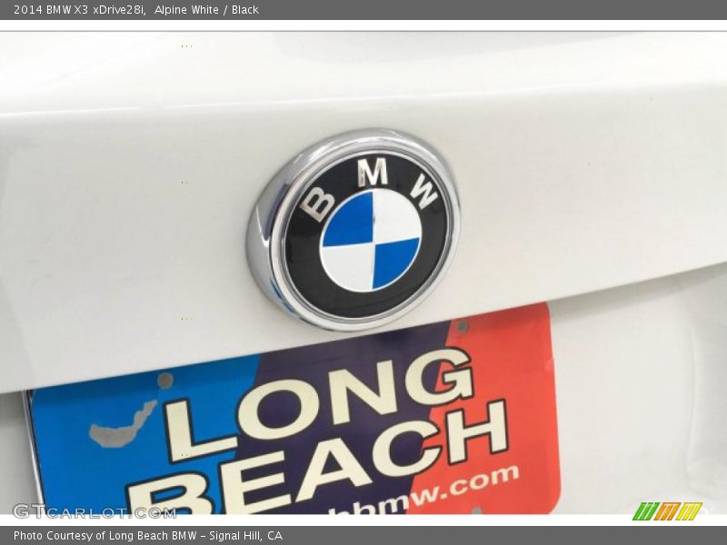 Alpine White / Black 2014 BMW X3 xDrive28i