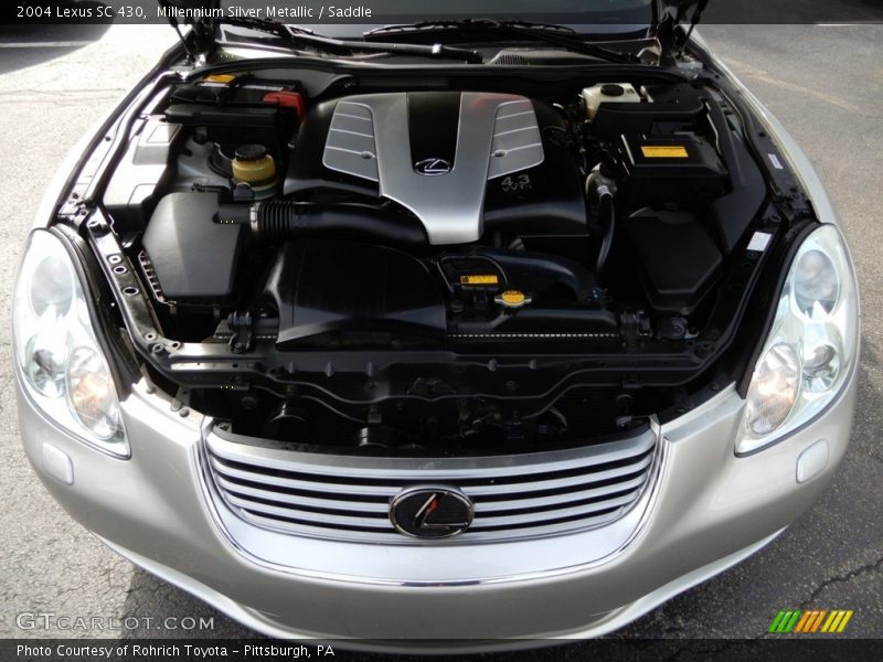 Millennium Silver Metallic / Saddle 2004 Lexus SC 430