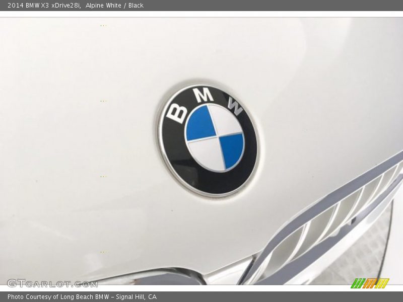 Alpine White / Black 2014 BMW X3 xDrive28i