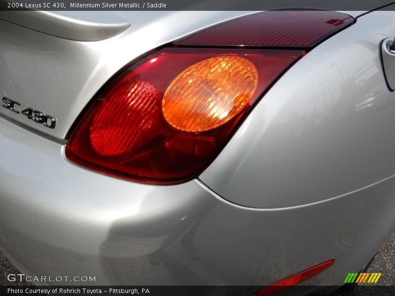 Millennium Silver Metallic / Saddle 2004 Lexus SC 430