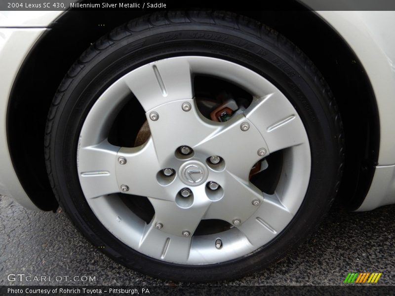 Millennium Silver Metallic / Saddle 2004 Lexus SC 430
