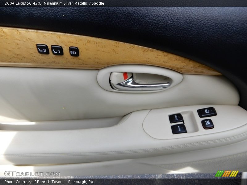 Millennium Silver Metallic / Saddle 2004 Lexus SC 430