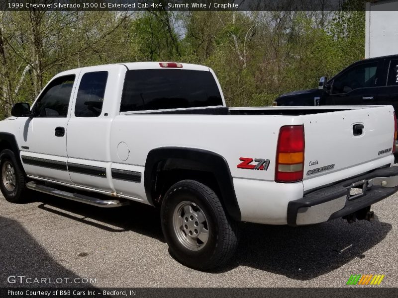 Summit White / Graphite 1999 Chevrolet Silverado 1500 LS Extended Cab 4x4