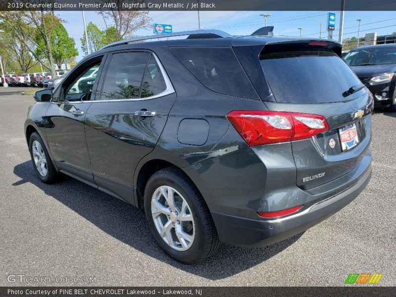 Nightfall Gray Metallic / Jet Black 2019 Chevrolet Equinox Premier AWD
