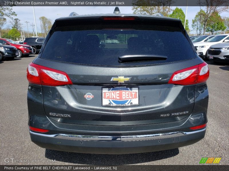 Nightfall Gray Metallic / Jet Black 2019 Chevrolet Equinox Premier AWD