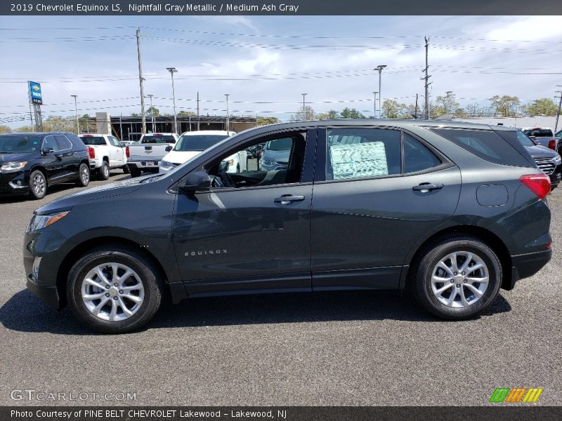 Nightfall Gray Metallic / Medium Ash Gray 2019 Chevrolet Equinox LS