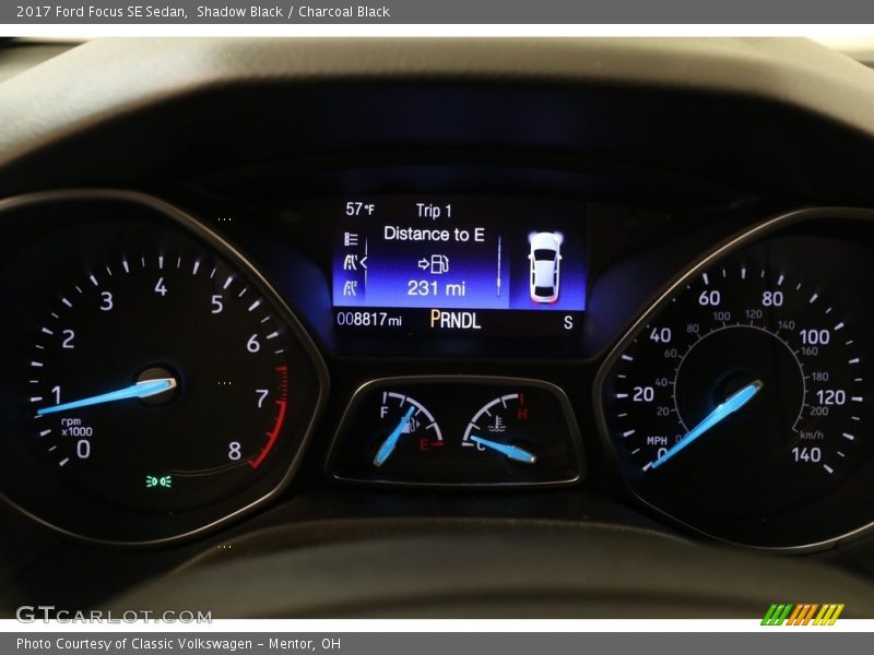 Shadow Black / Charcoal Black 2017 Ford Focus SE Sedan