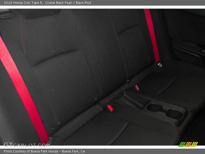 Crystal Black Pearl / Black/Red 2019 Honda Civic Type R