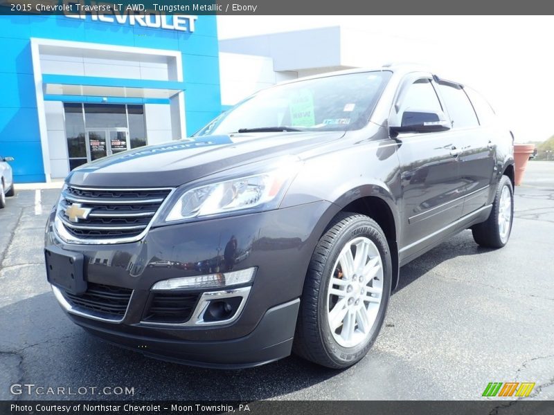 Tungsten Metallic / Ebony 2015 Chevrolet Traverse LT AWD
