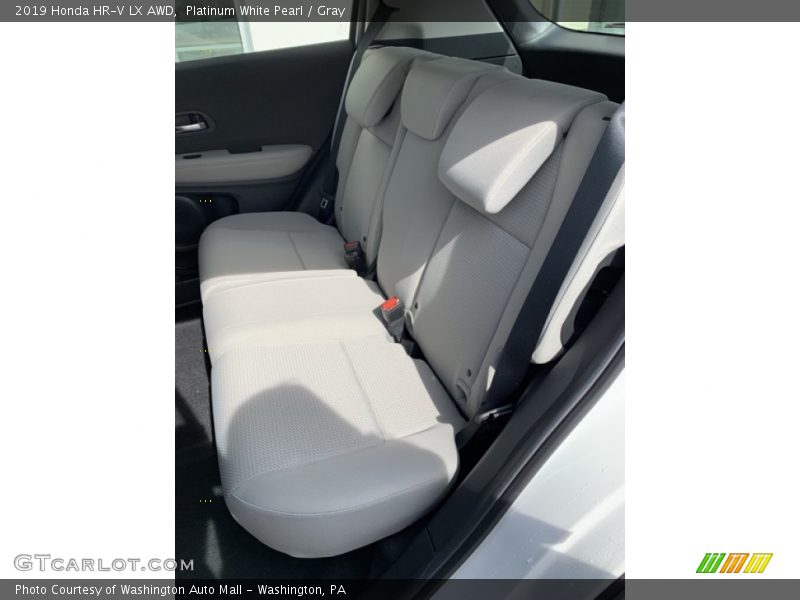 Platinum White Pearl / Gray 2019 Honda HR-V LX AWD