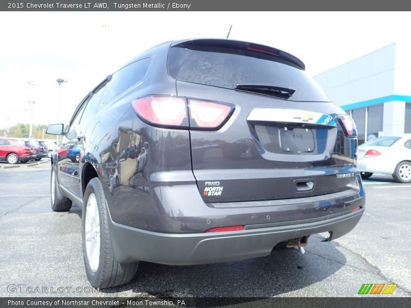 Tungsten Metallic / Ebony 2015 Chevrolet Traverse LT AWD