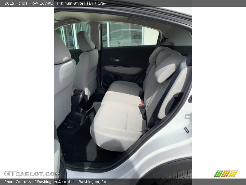 Platinum White Pearl / Gray 2019 Honda HR-V LX AWD