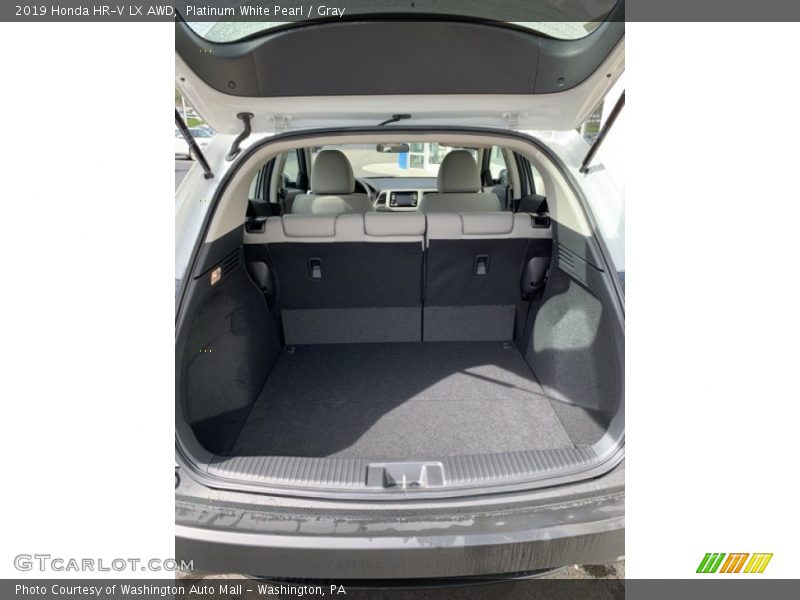 Platinum White Pearl / Gray 2019 Honda HR-V LX AWD