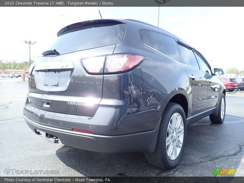 Tungsten Metallic / Ebony 2015 Chevrolet Traverse LT AWD