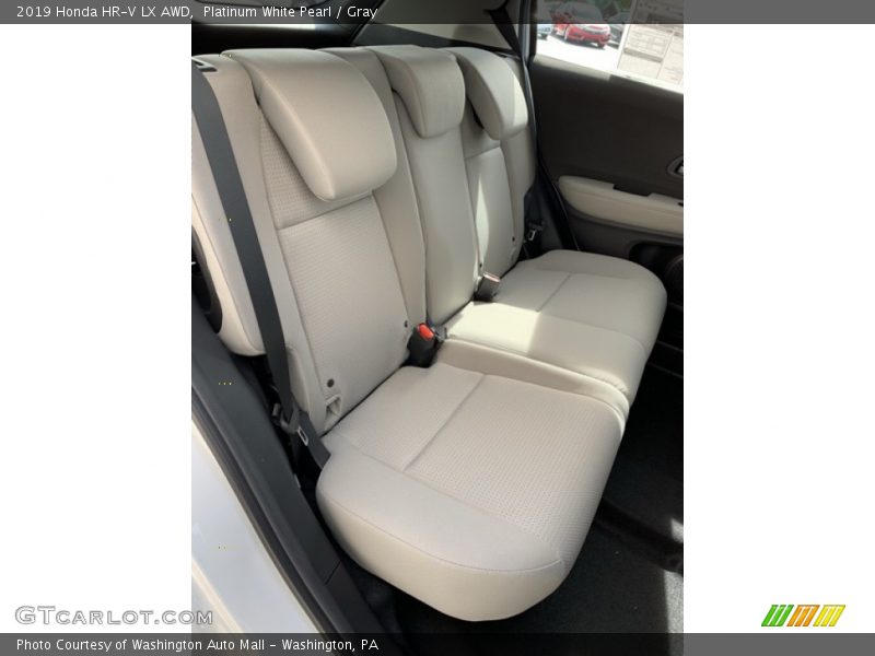 Platinum White Pearl / Gray 2019 Honda HR-V LX AWD