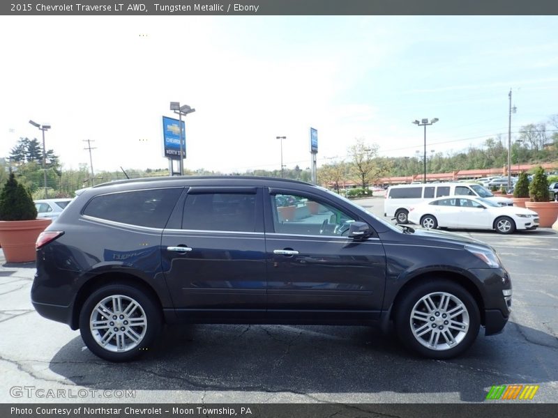 Tungsten Metallic / Ebony 2015 Chevrolet Traverse LT AWD