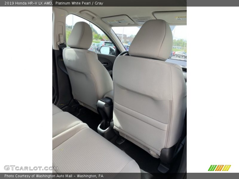 Platinum White Pearl / Gray 2019 Honda HR-V LX AWD