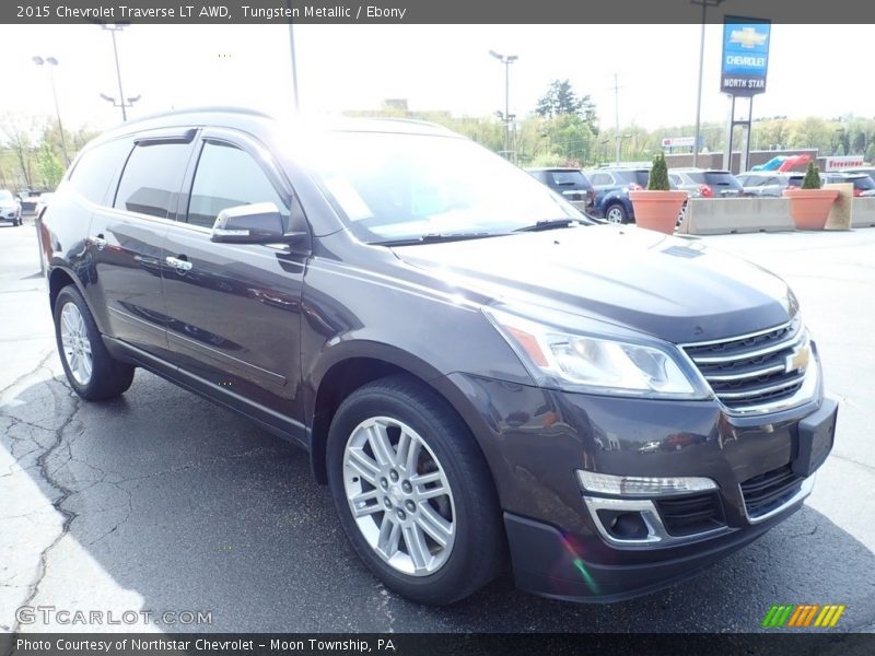 Tungsten Metallic / Ebony 2015 Chevrolet Traverse LT AWD