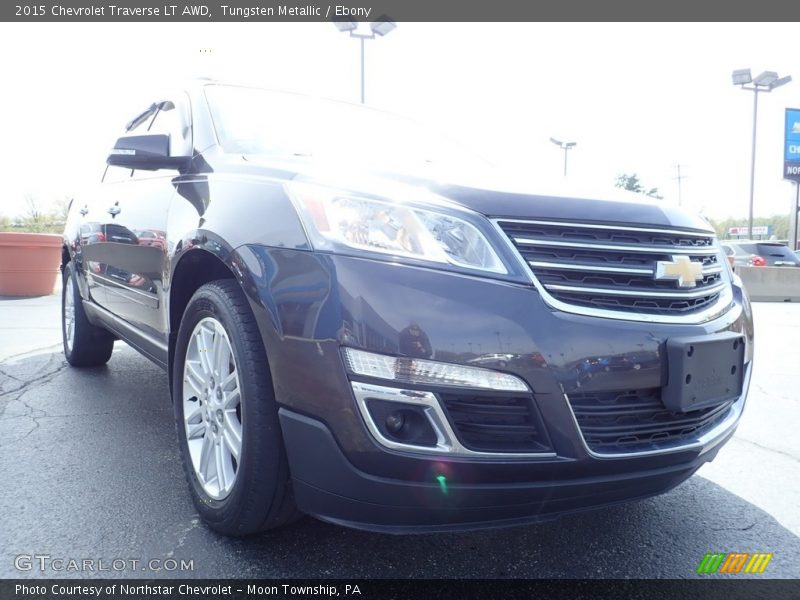 Tungsten Metallic / Ebony 2015 Chevrolet Traverse LT AWD