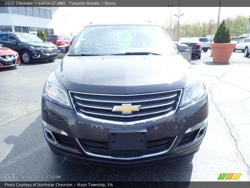 Tungsten Metallic / Ebony 2015 Chevrolet Traverse LT AWD