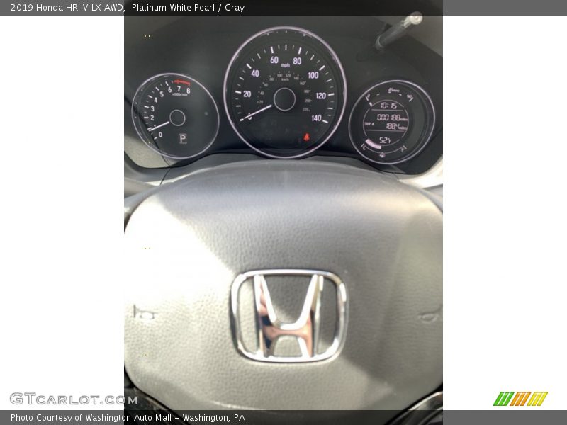 Platinum White Pearl / Gray 2019 Honda HR-V LX AWD