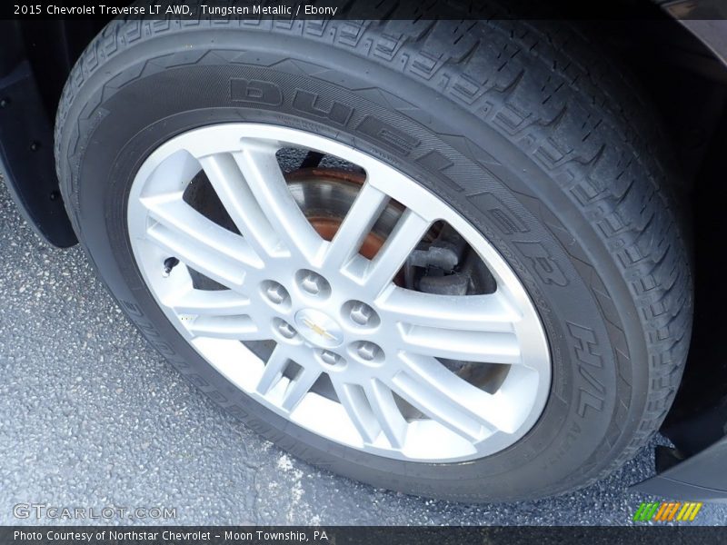 Tungsten Metallic / Ebony 2015 Chevrolet Traverse LT AWD