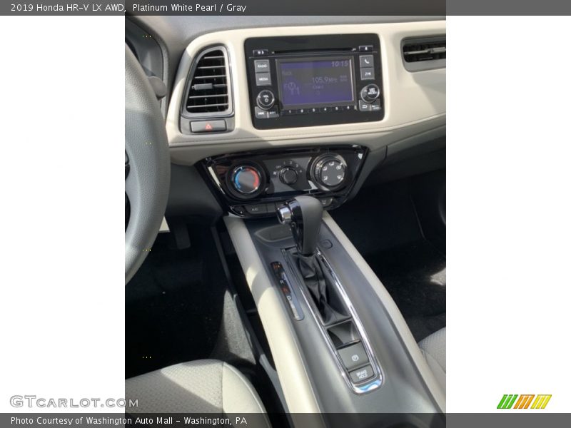 Platinum White Pearl / Gray 2019 Honda HR-V LX AWD