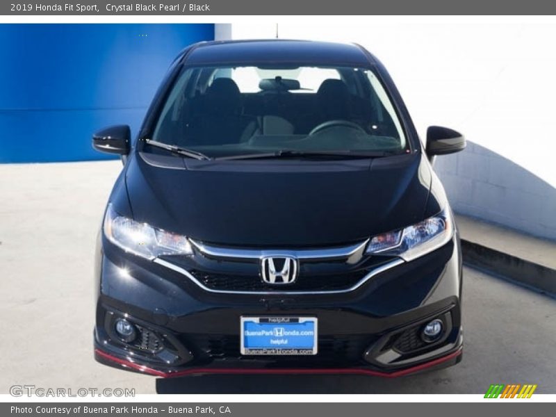 Crystal Black Pearl / Black 2019 Honda Fit Sport