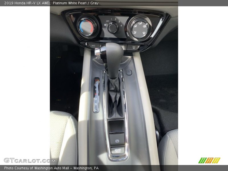 Platinum White Pearl / Gray 2019 Honda HR-V LX AWD