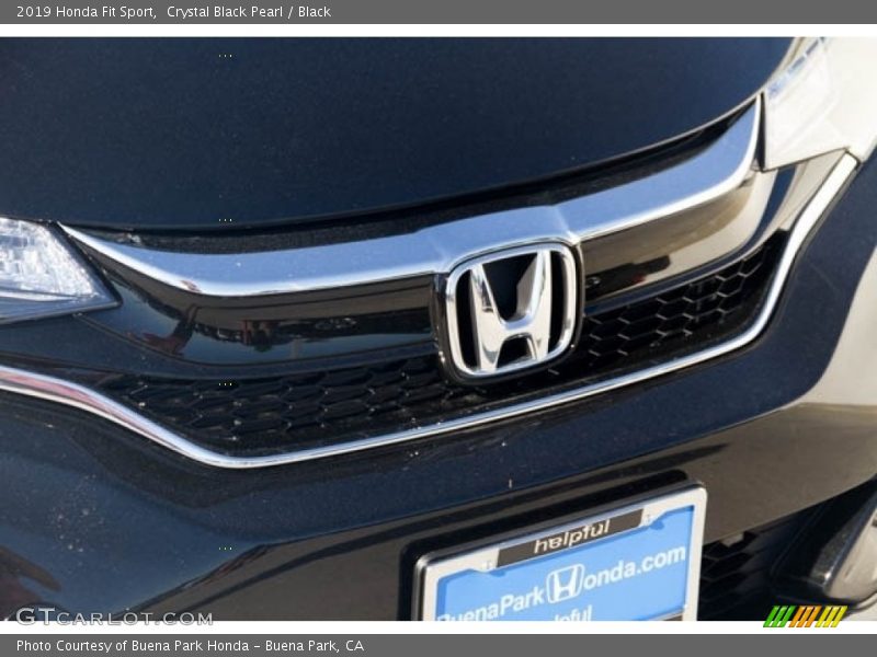 Crystal Black Pearl / Black 2019 Honda Fit Sport