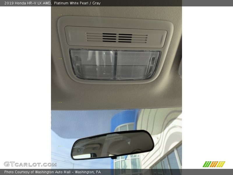 Platinum White Pearl / Gray 2019 Honda HR-V LX AWD
